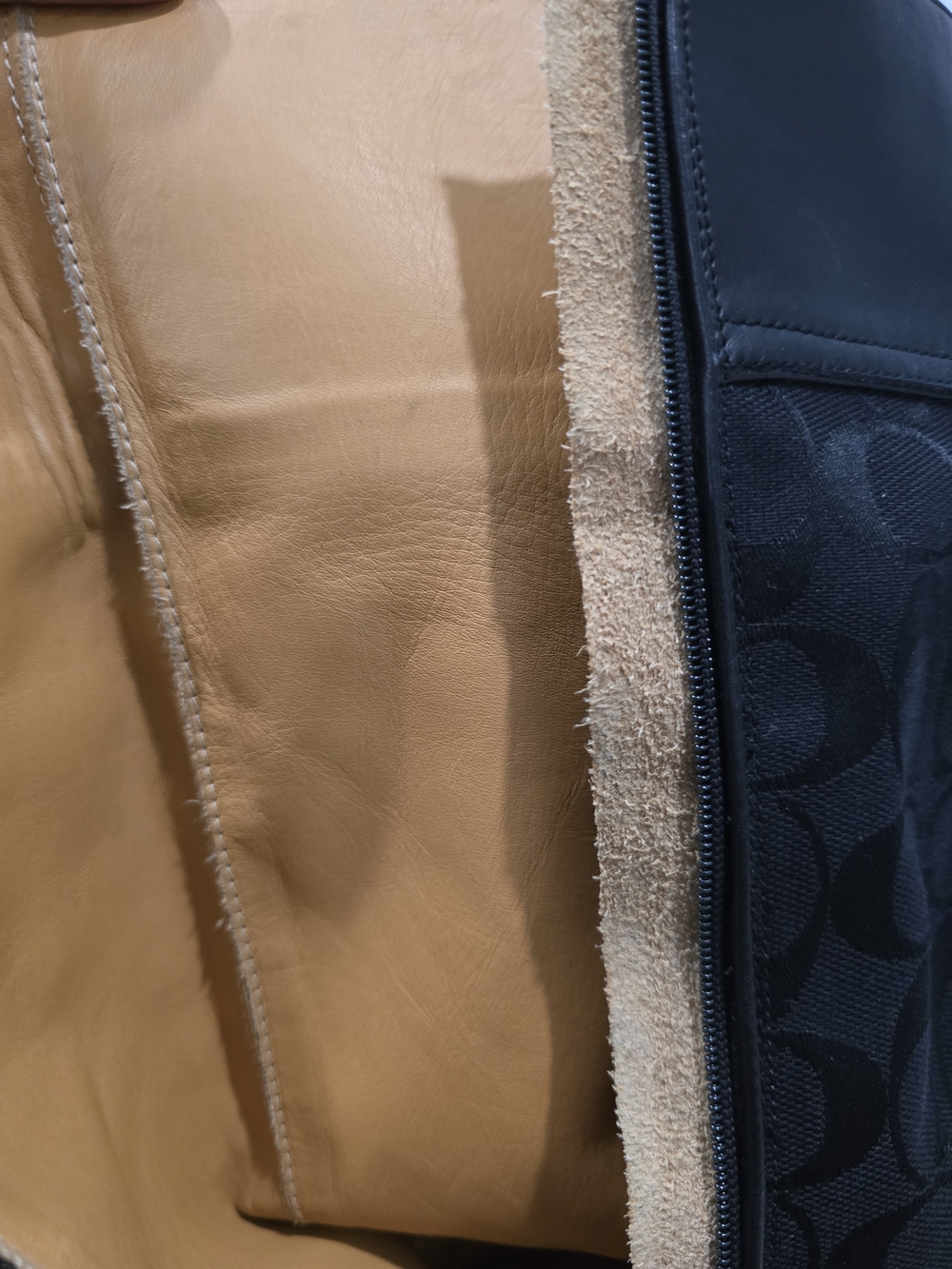 Coach Black Signature Jacquard Knee Boots - Picture 12 of 12